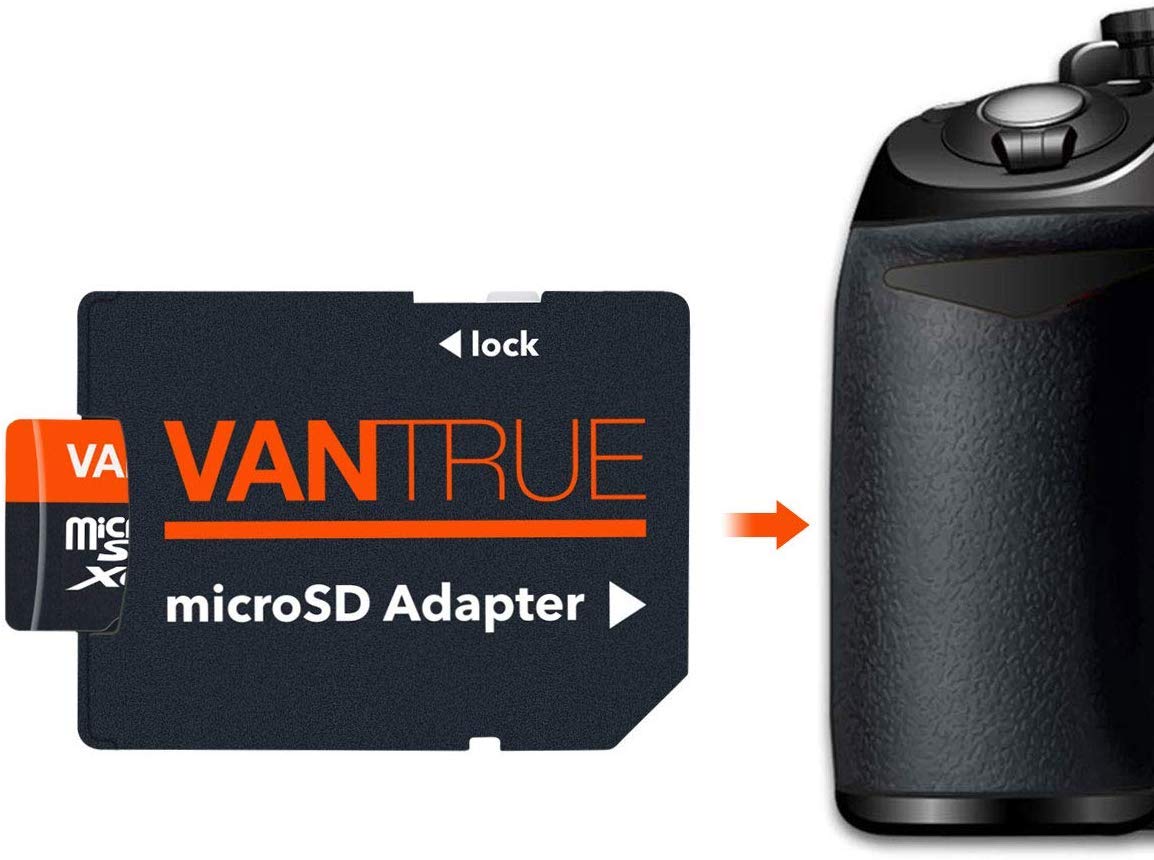 VANTRUE - Tarjeta de Memoria microSD UHS-I U3 A2 4K 128GB con Adaptador Compatible con cámara integrada, Smartphone, Tableta, cámara de acción y cámara de vigilancia (128 GB)