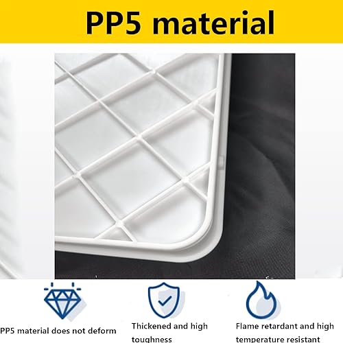 Miniatura 5 de Bandeja de drenaje de condensado, bandeja de goteo de plástico, unidad de aire acondicionado interiorexterior, bandeja de drenaje y recogida de