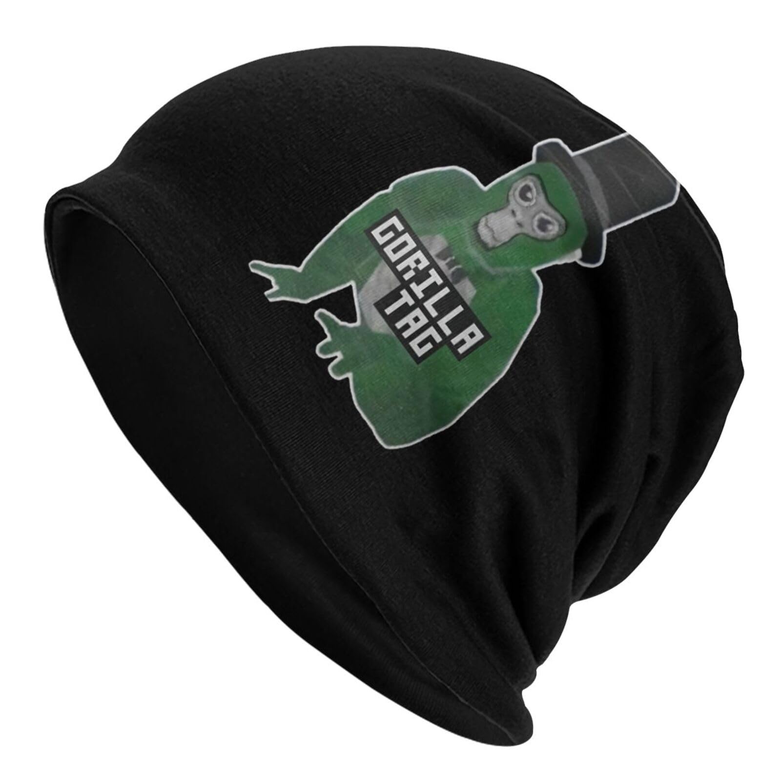 Melbrakin Unisex A 1 Gorilla Tag Beanie Hat For Women Men Winter Hat Slouchy Cap Knit Hats Skull Cap