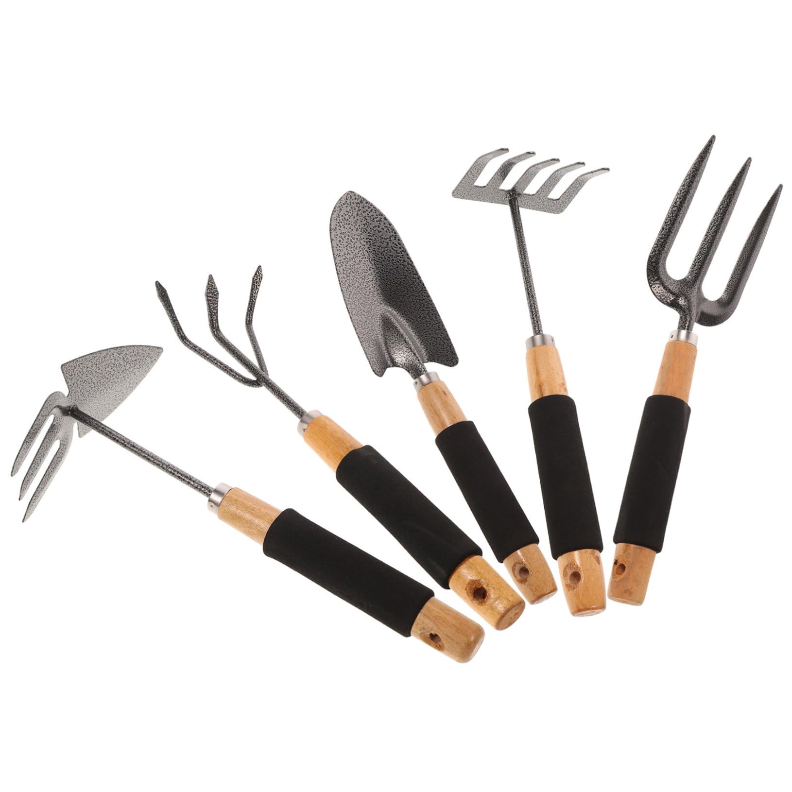 Hemobllo Set Outils de Jardinage Comprenant Un Râteau Une Pelle Outils de Plantation Pratiques pour Travail du Sol et Aération