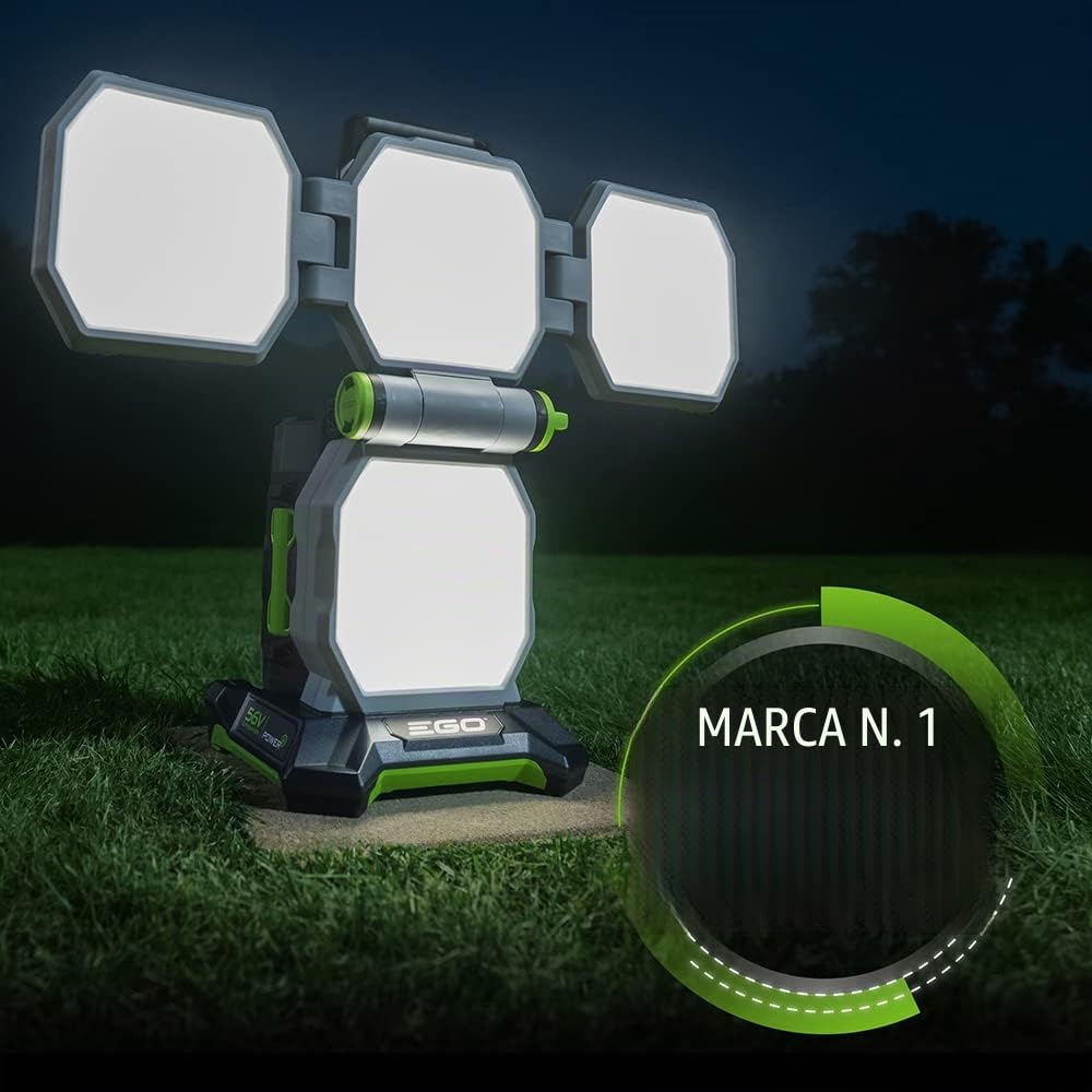 EGO Power+ LT1000 Portable Area Light, 5 Brightness Settings, Up to 10,000 Lumens, Battery and Charger not Included, Gray