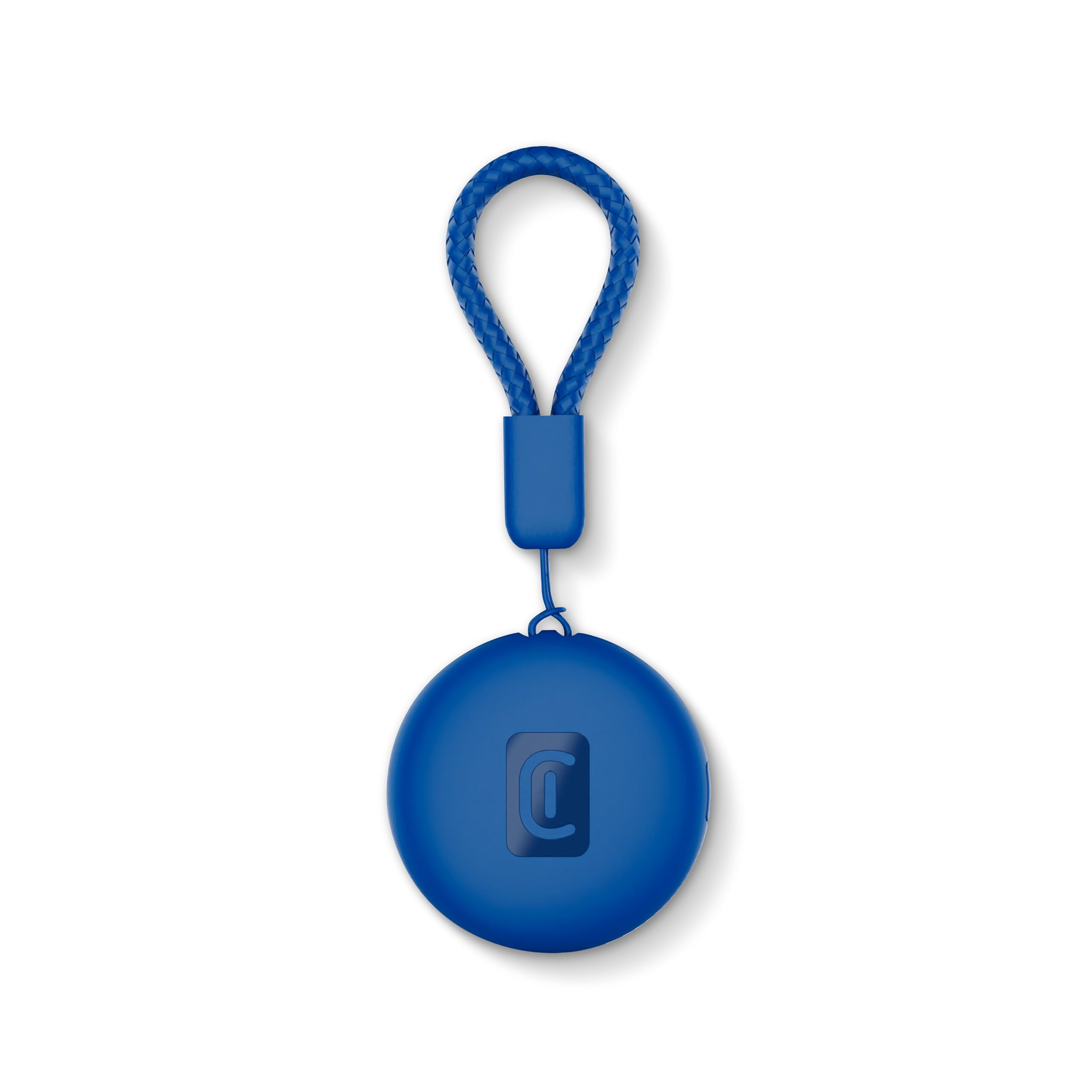 Cellularline TRACY TAG Blu per Android, Mini Smart Tracker con App Trova il Mio Dispositivo di Google, Compatibile con Accessori AirTag, Batteria Sostituibile