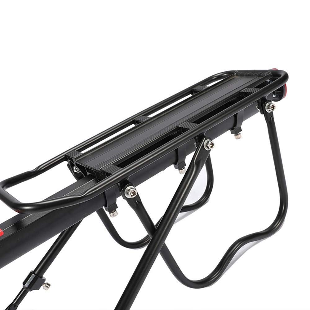 Portabultos Bicicleta MTB Bike Shelf Trasero Ciclismo Bicicleta Rack Actualizado Bike Rack Aleación de aluminio Puede llevar 50kg Equipaje Transportero trasero para bicicletas Portaequipajes Para Bici