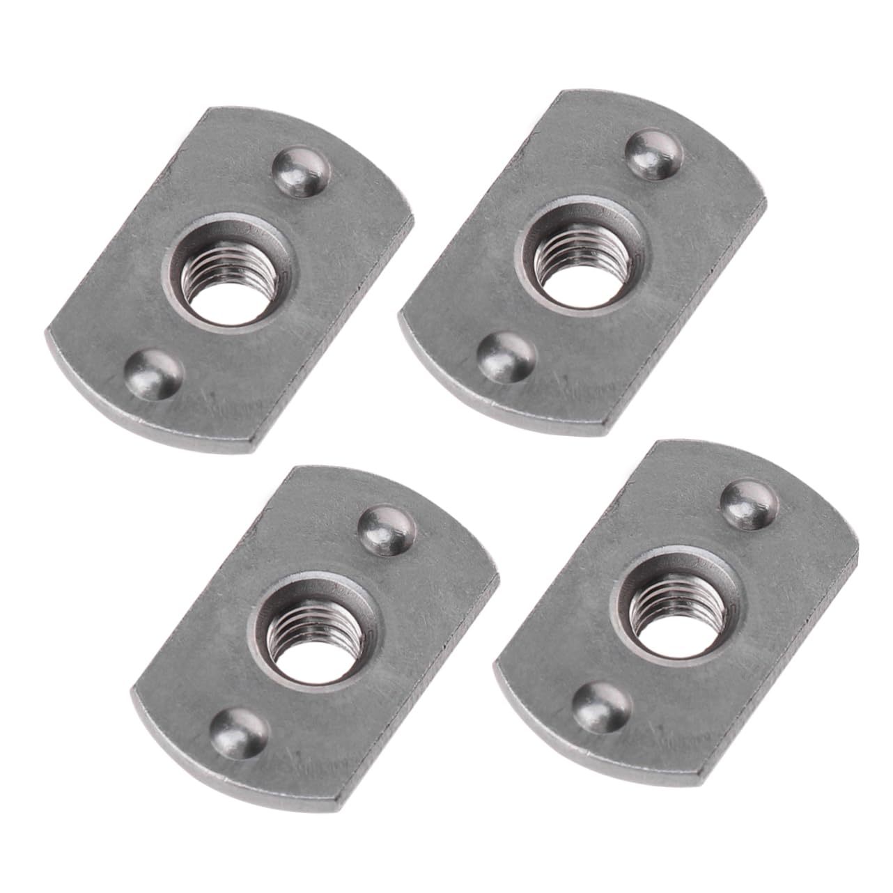 GARVALON Assorted Fastener Nuts 15pcs T-Nuts Pronged Tee Welded Insert Carbon Steel Strong and for All Projects