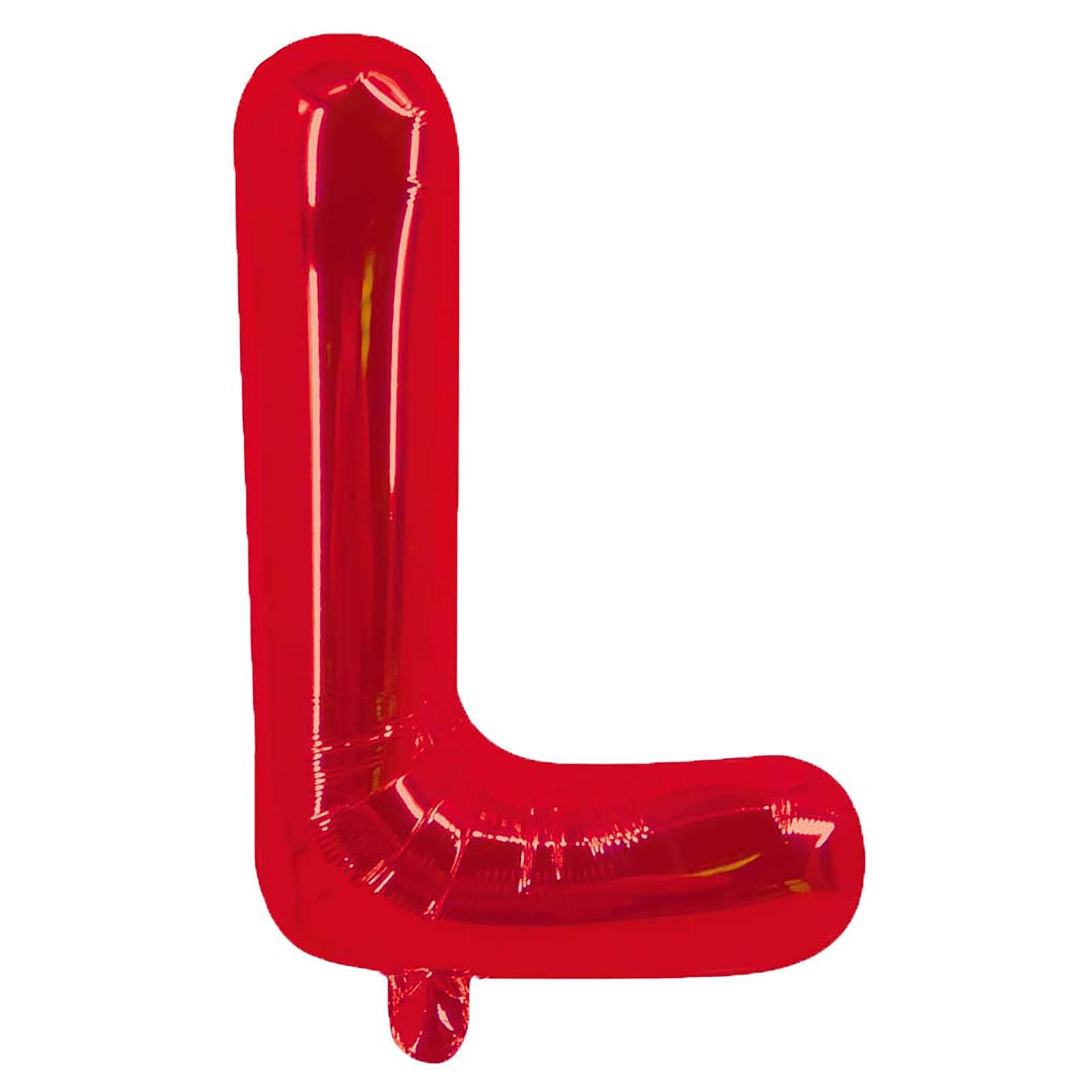 Party Time 16" Letter Foil Balloon, L (Red)