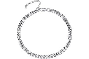 Stainless Steel Chain Ankle Bracelets for Women, Men