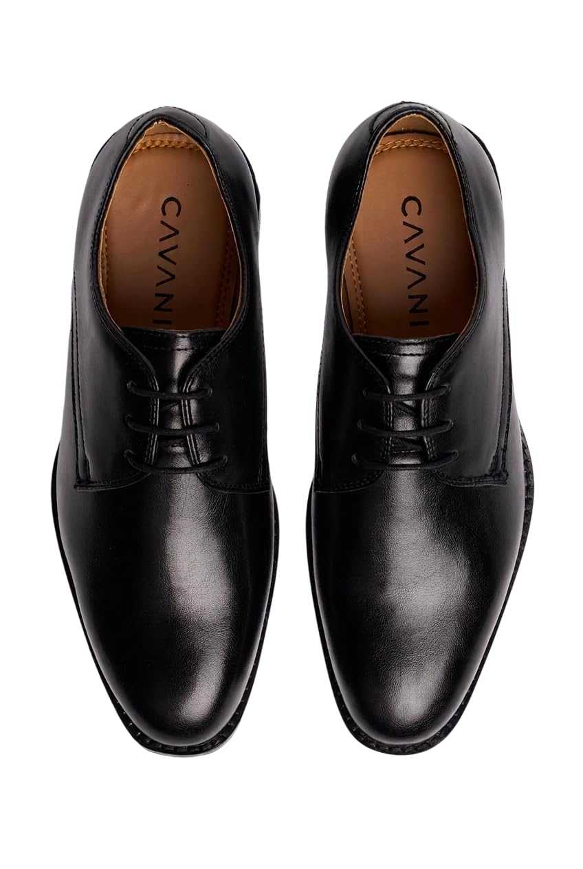 Scarpe Derby da Uomo e Ragazzo in Vera Pelle, Scarpe Eleganti da Matrimonio con Lacci, Scarpe Formali Padre e Figlio