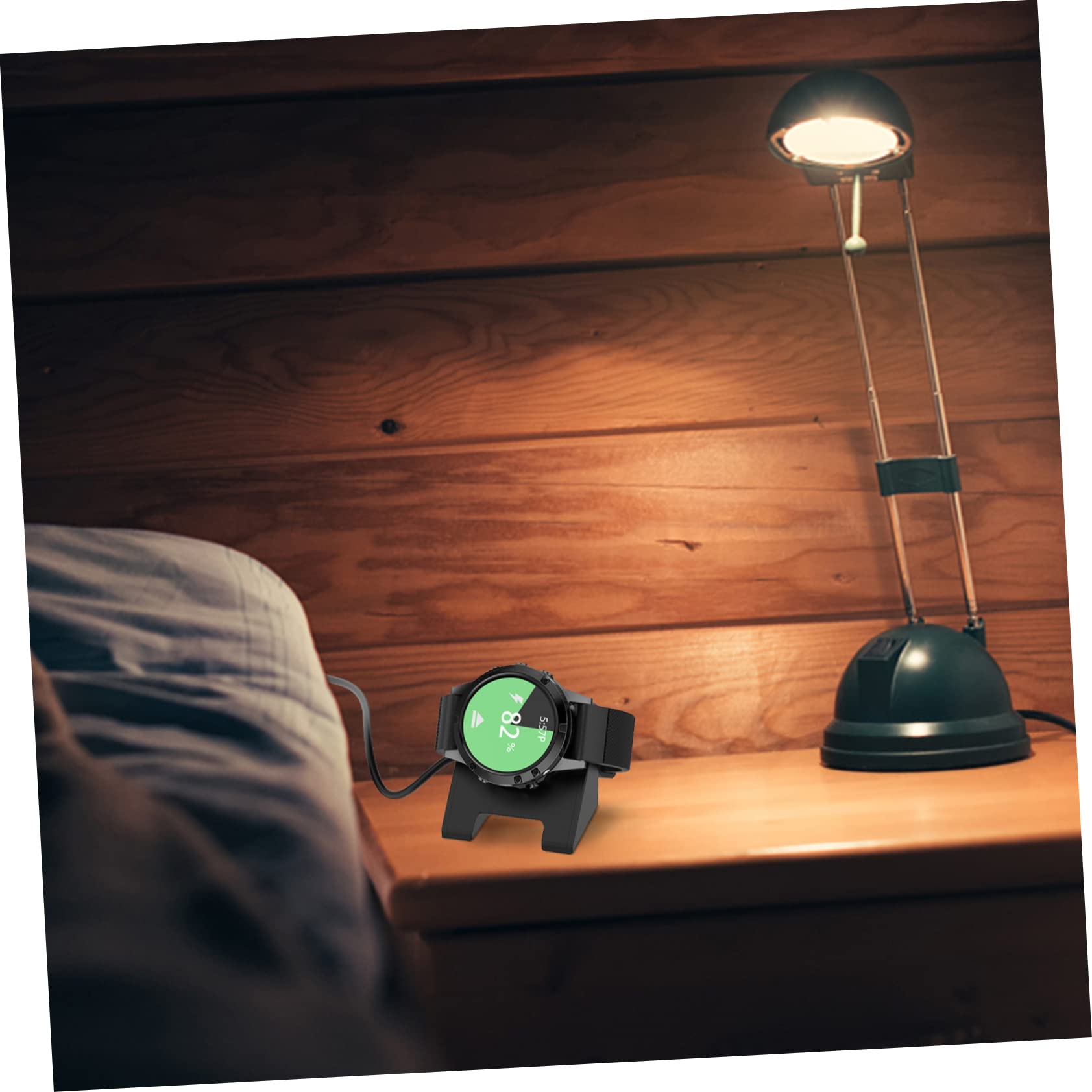 BESTonZON 5pièces Station De Charge Dock pour Montre Connectée Compatible Chargeur USB Pratique Et pour Montres De Sport