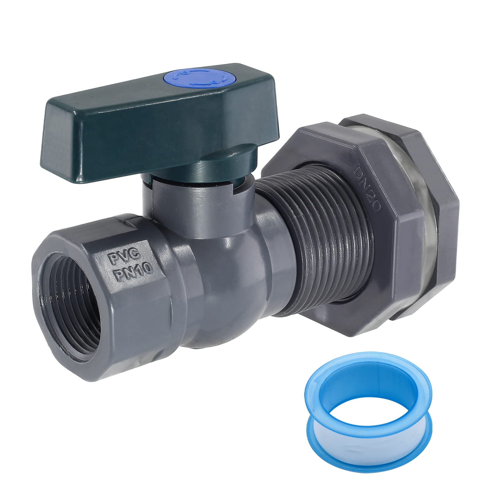 Buy Harskiyer 1 Inch Rain Barrel Valve, PVC Spigot Kit Rain Barrel