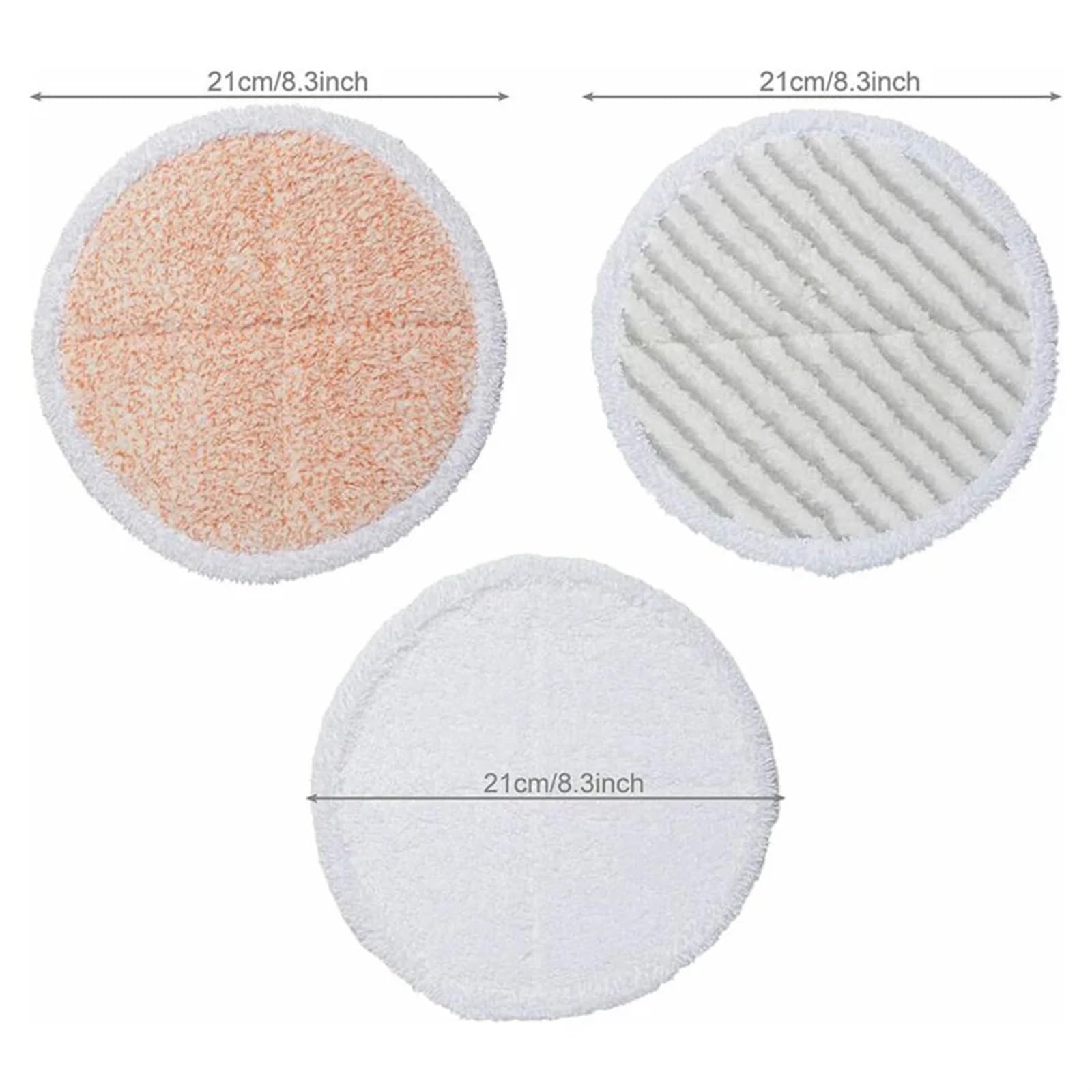 10 x Mikrofaser-Reinigungspads, for Bissell, for Spinwave 20522 2240N 2039A, Mopp-Pads, Staubsauger, Haushaltskehrmaschine, Reinigungswerkzeug Wischpad für Roboterstaubsauger