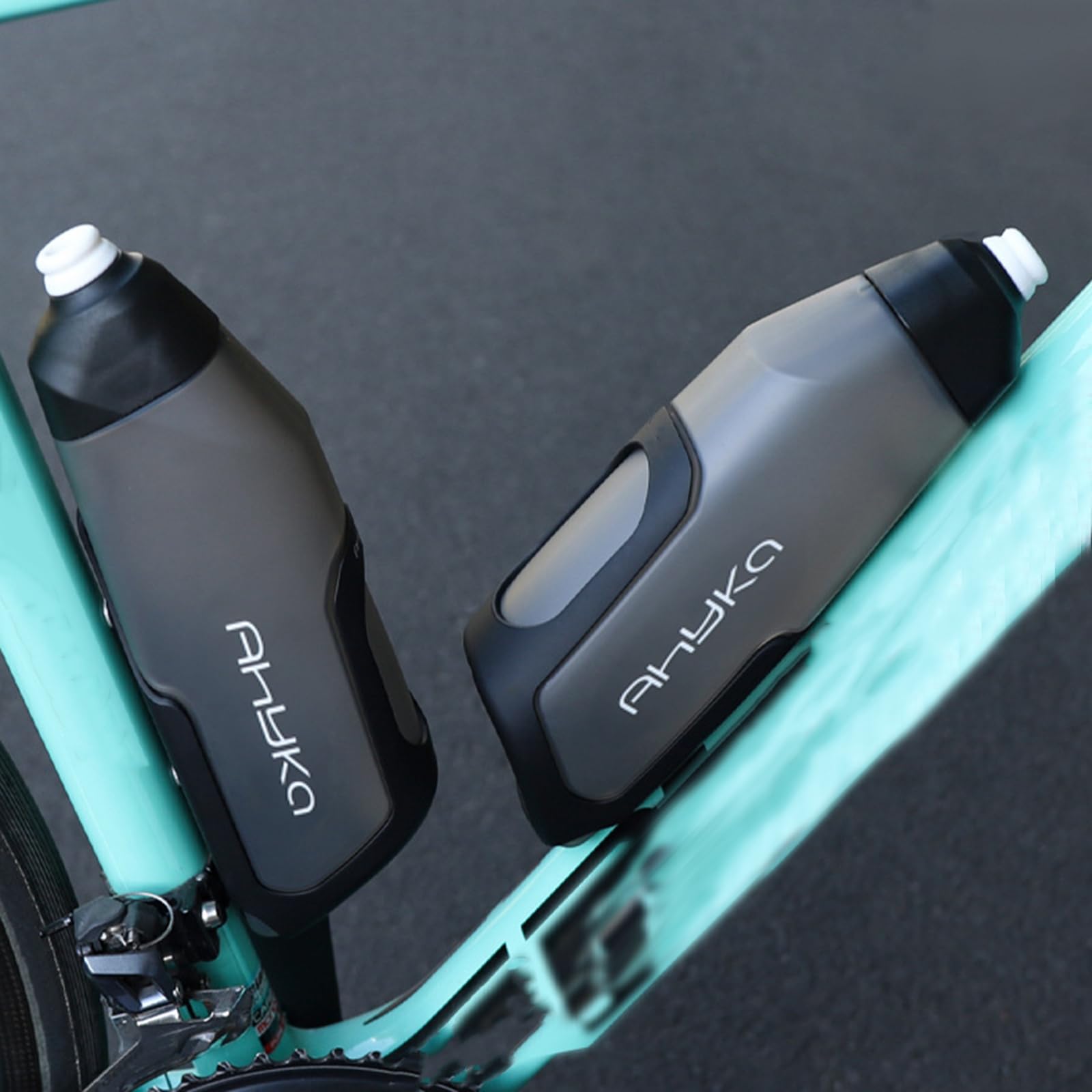 Aerodynamiczny zestaw wsporników na bidon rowerowy, 600 ml, do rowerów szosowych MTB, lekka rama, nawodnienie