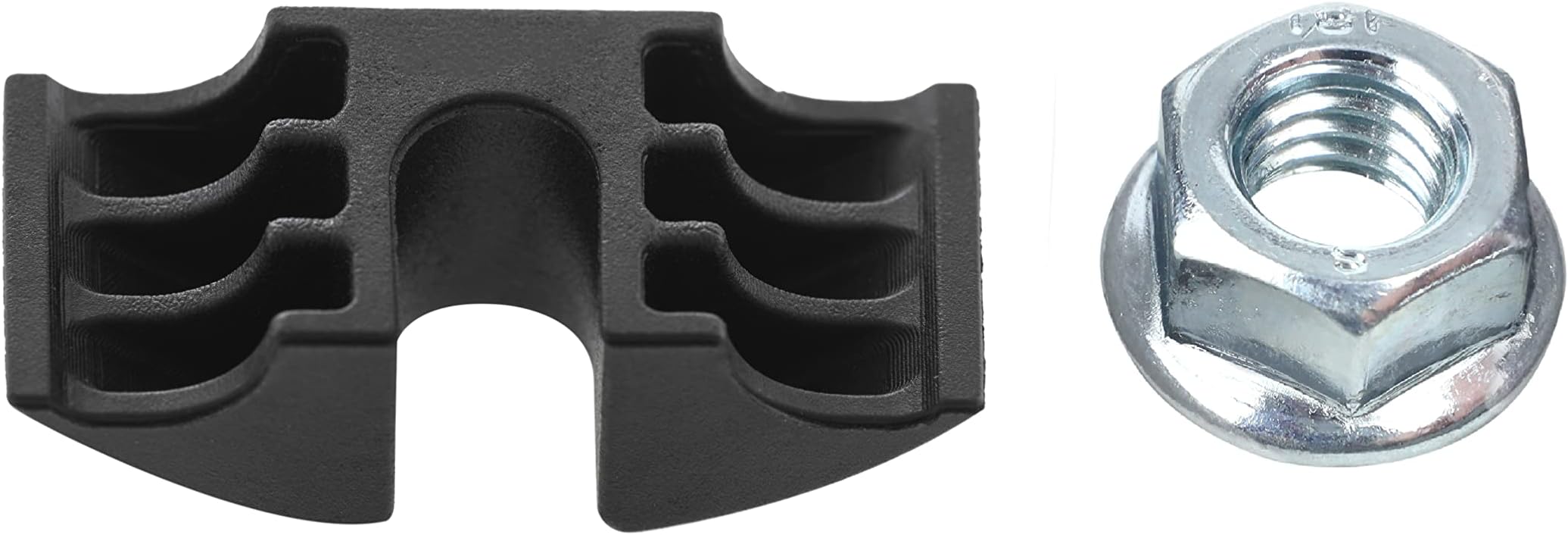 MALM Bed Frame Crescent Nut and Small Nut Pack (Replacement for IKEA Part #122998 + 114254) (Pack of 4)