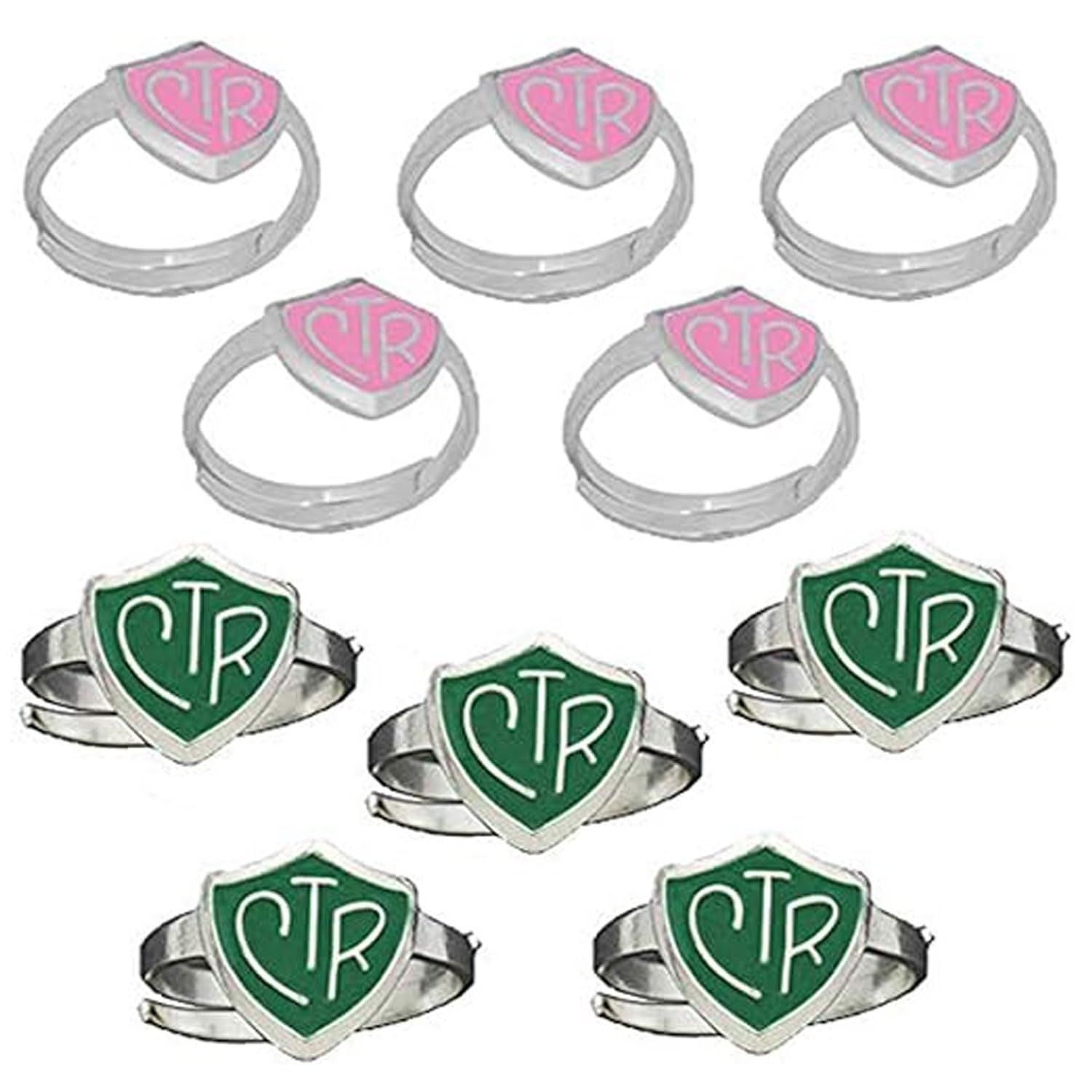 One Moment In Time H14B - H14G Size Adjustable Ring Mormon LDS CTR