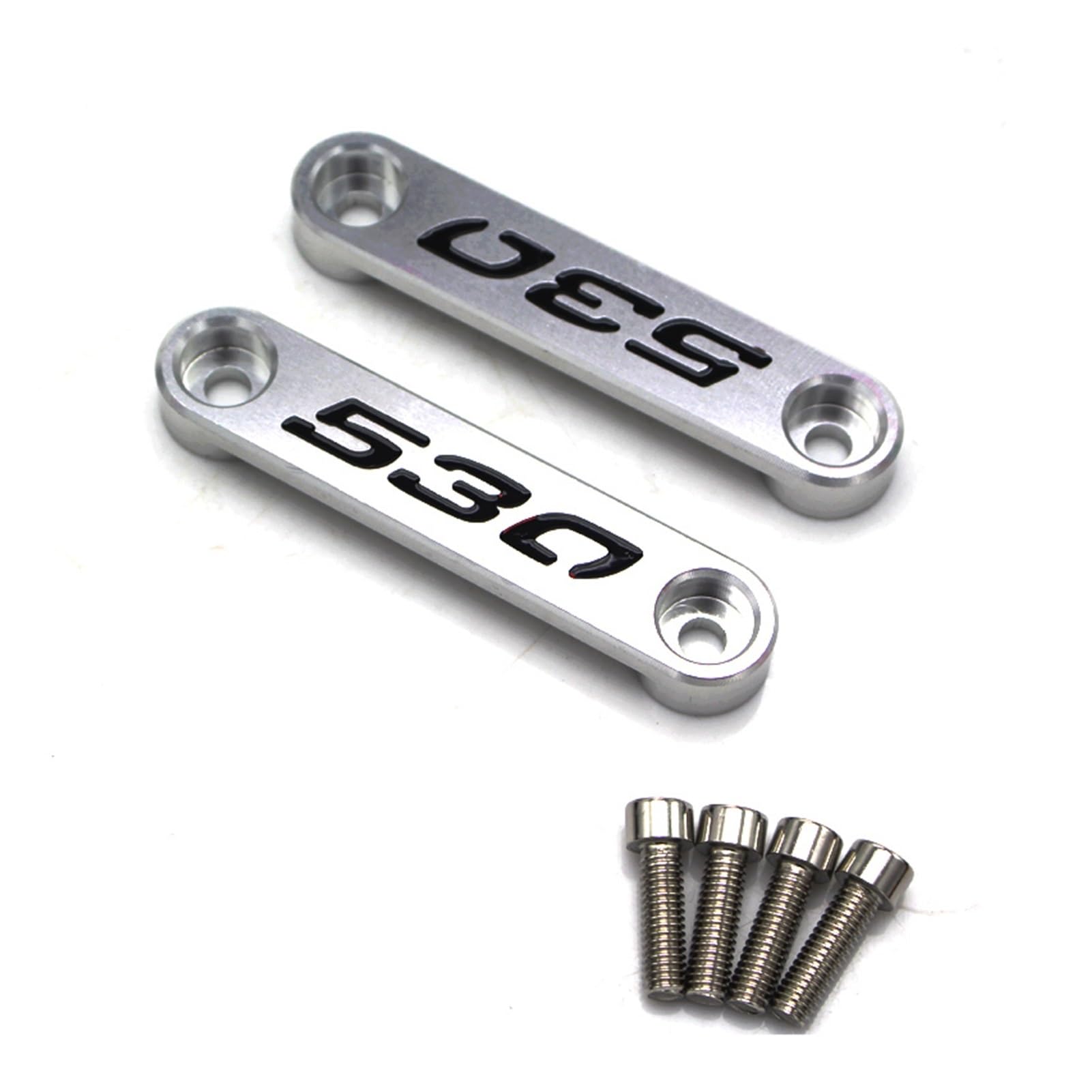 Accessori moto Assale anteriore Piastra di copertura decorativa compatibile con TMAX 530 2015 2016 T MAX 530 SX/DX 2017 2018 2019 (Color : Silver)