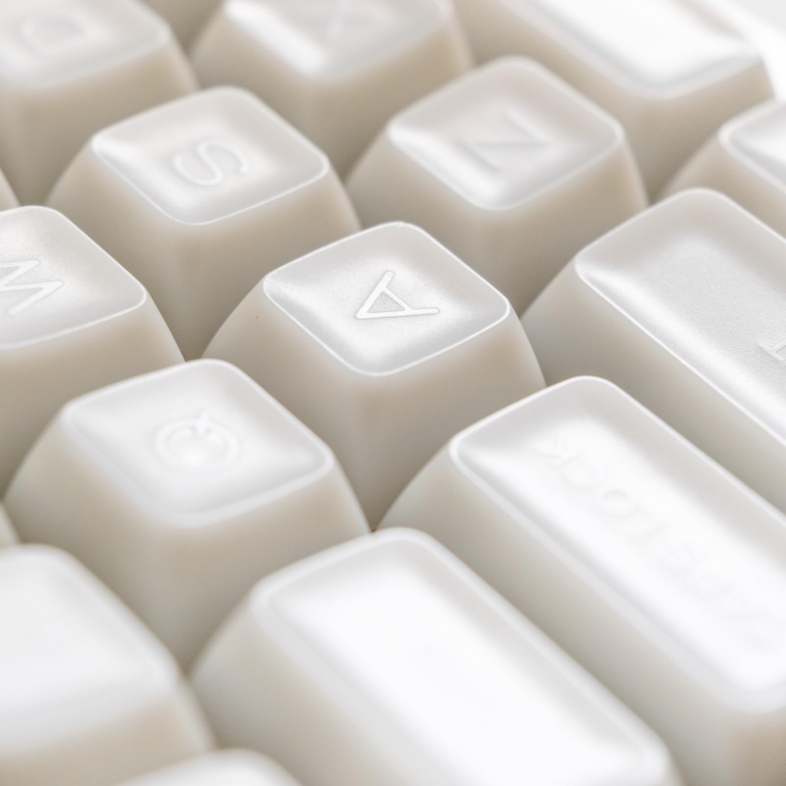 Amazon.co.jp: REDQIN ホワイトジェイド PBT キーキャップ - SA