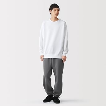 Amazon | 無印良品 紳士 スウェットワイドパンツ メンズ AB1NRA6S