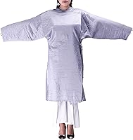 Vista 5 de TOPTIE Diseñó su logotipo para salón de belleza, bata de protección unisex, cierre frontal ajustable e impermeable