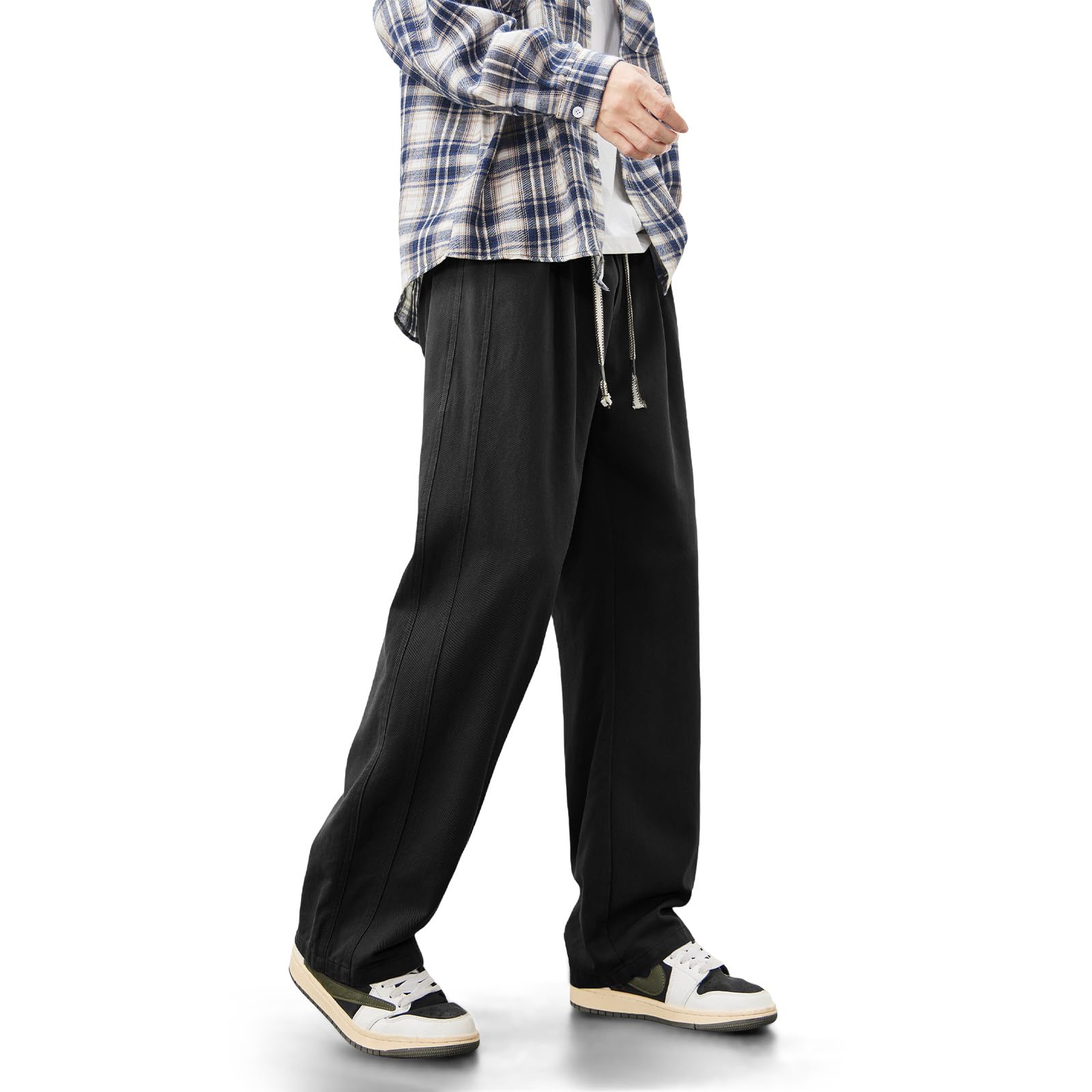 【62%OFF】【999円】 NEWHEY メンズ 秋冬用 ワイドパンツ