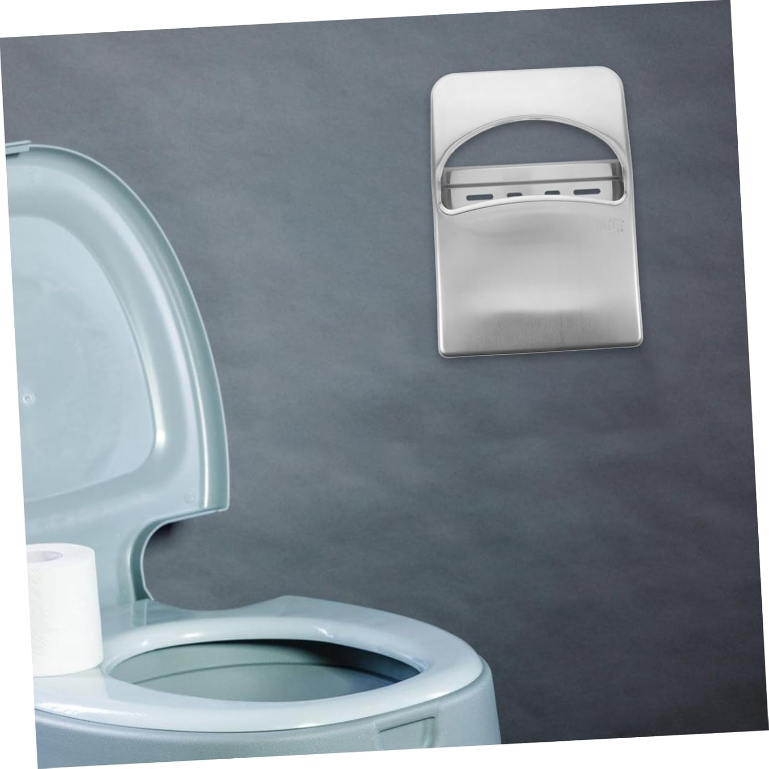 Ciieeo Toilet Paper Storage Covered Holder Wall-Mount Seat Cover Dispenser Stainless Steel Suitable for Commercial Restroom