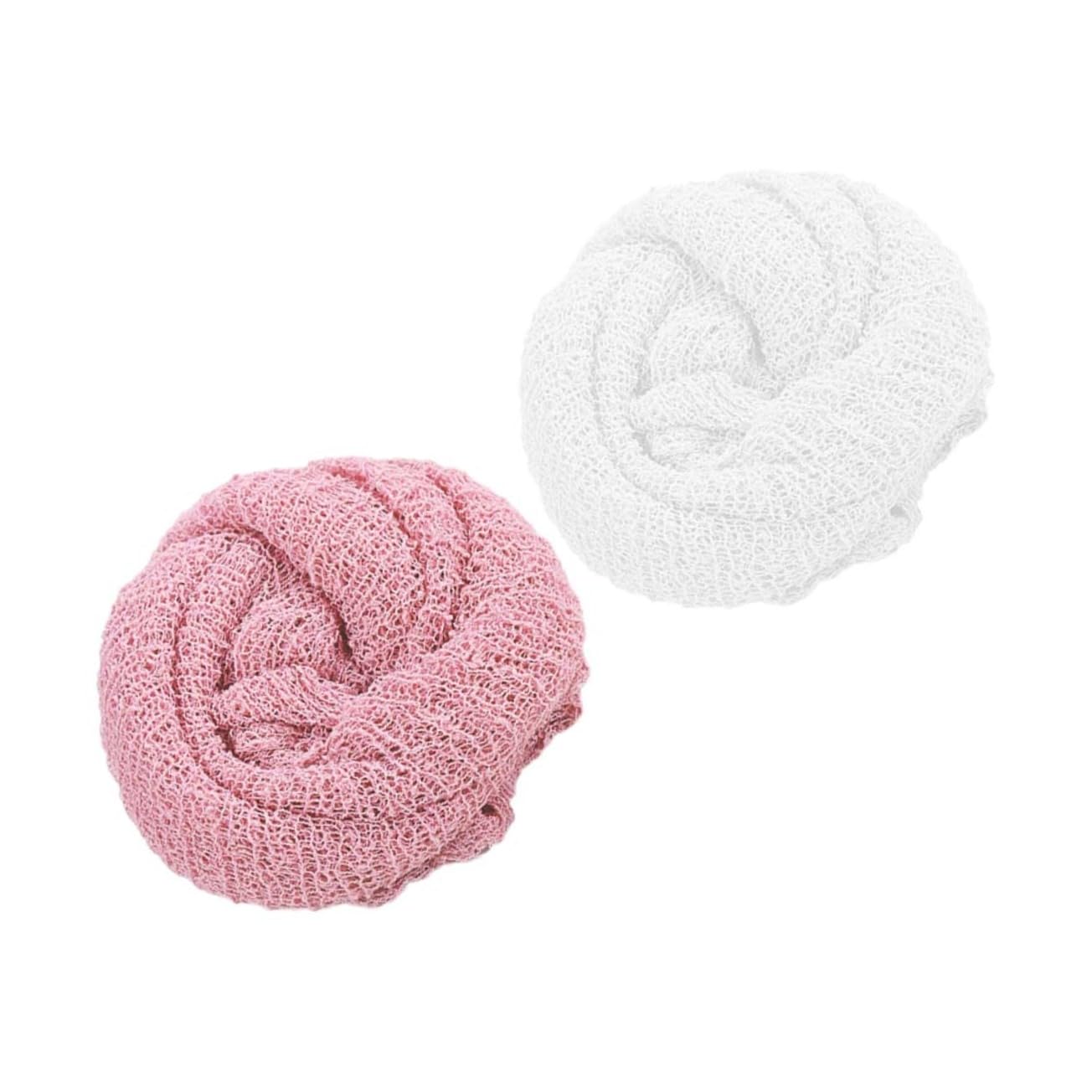 YARNOW 3 Series Envolvente para Recién Nacidos Transpirable Y Elástico para Fotografía Rosa 2 Piezas X 3