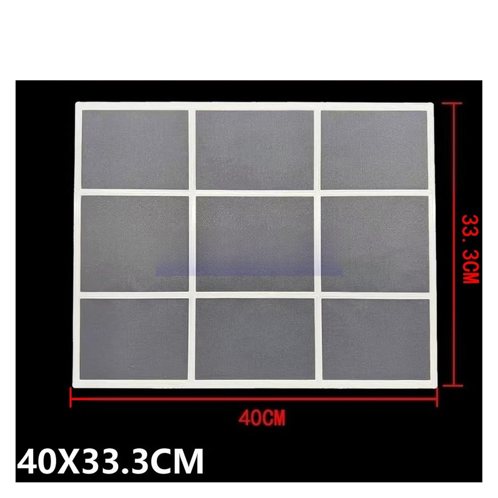 1 Filtro De Repuesto For Aire Acondicionado De Ventana, A Prueba De Polvo, Compatible con General, 40 X 33,3 Cm, Compatible con Fujitsu.