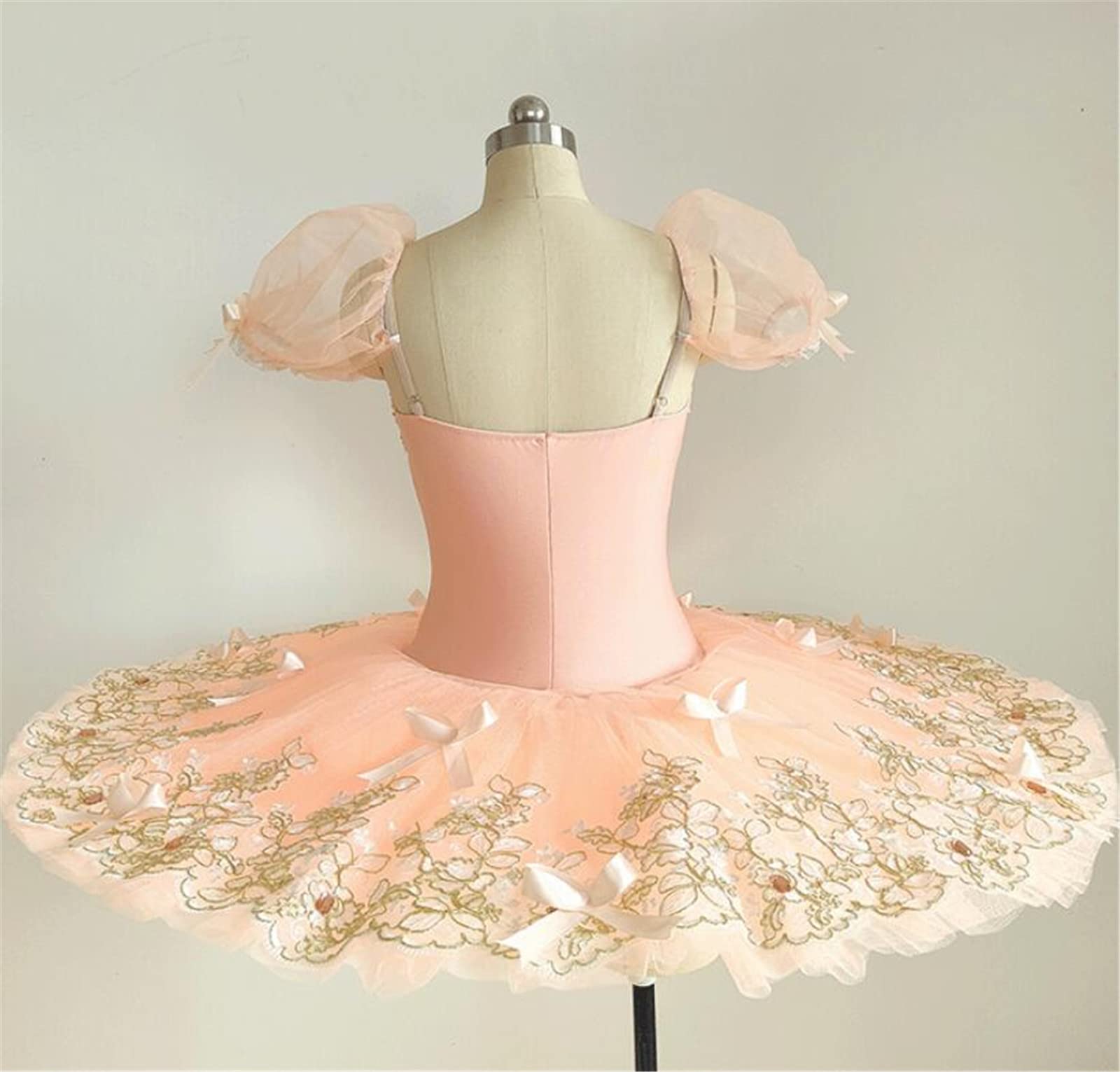 Vestito da Ballo per Bambina Stile Lago dei Cigni con Gonna A Canotta Costumi da Ballo per Feste E Gare Abiti da Ballo per Esercitarsi (A1088)