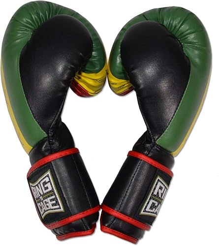 Miniatura 4 de Ring to Cage Gym Training Guantes de boxeo Stand-Up - Rastafarian