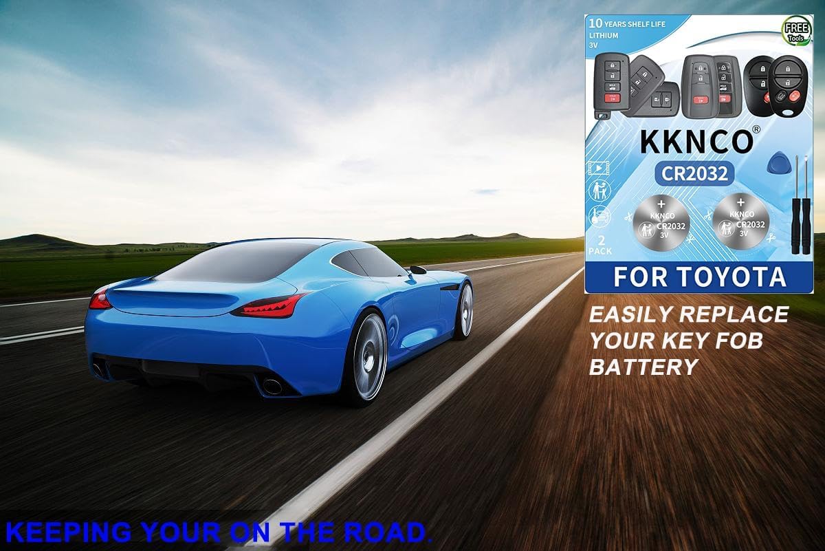 Amazon.com: Toyota RAV4 Camry Corolla Highlander Prius Sienna Tacoma Tundra  4Runner Avalon CHR Sequioa Supra GR86(檢查配件指南)2 入CR2032 電池: 汽車