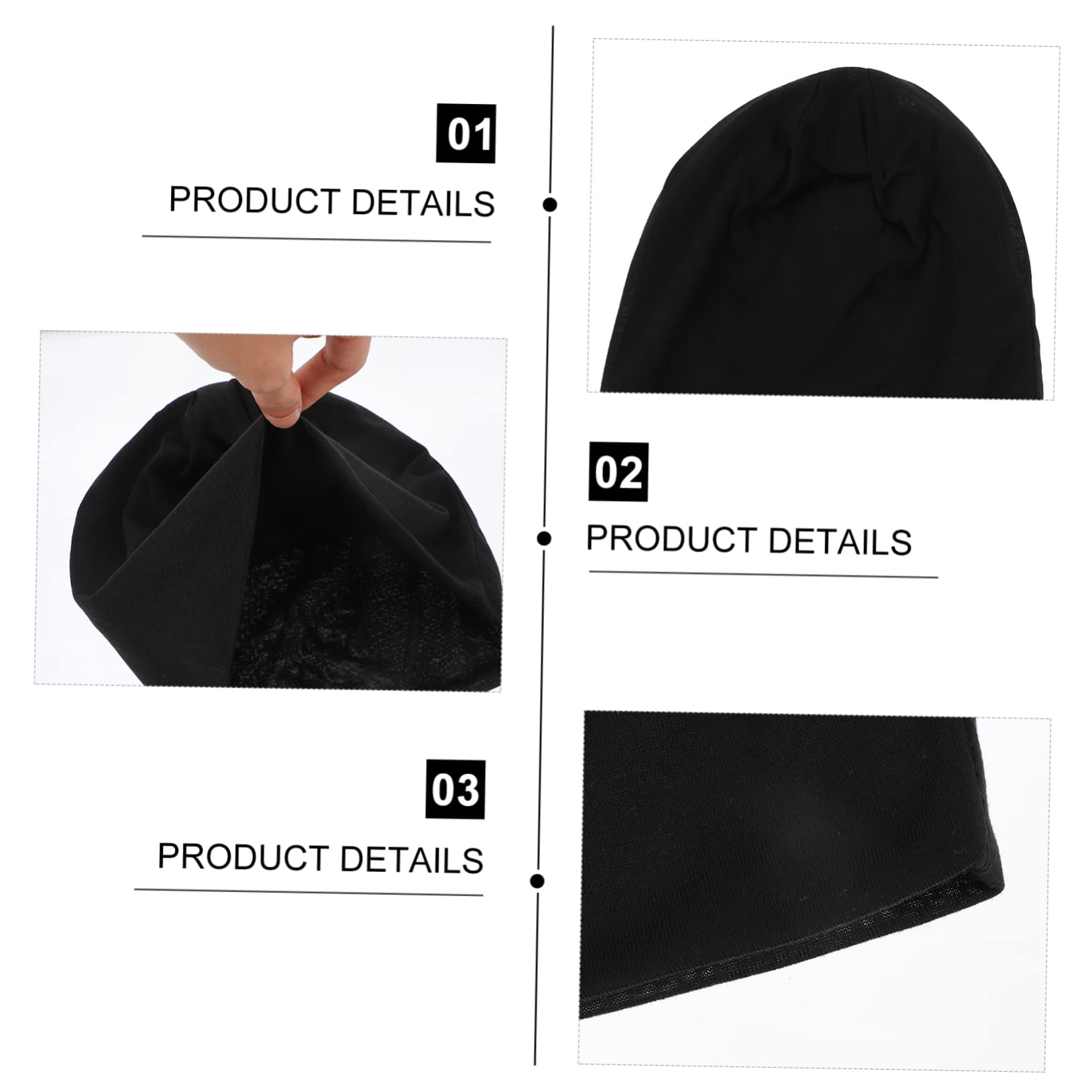 6 Piezas Gorro De Cobertura Puño Gorro De Nieve Poliéster