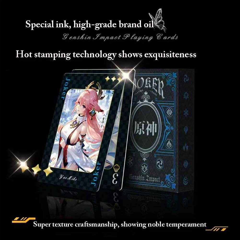 RiTeDei Im-Pact Poker Cards, 54 Pieces/Box, Game Characters, Anime Secondary Card Booster, Playing Card - Image 2