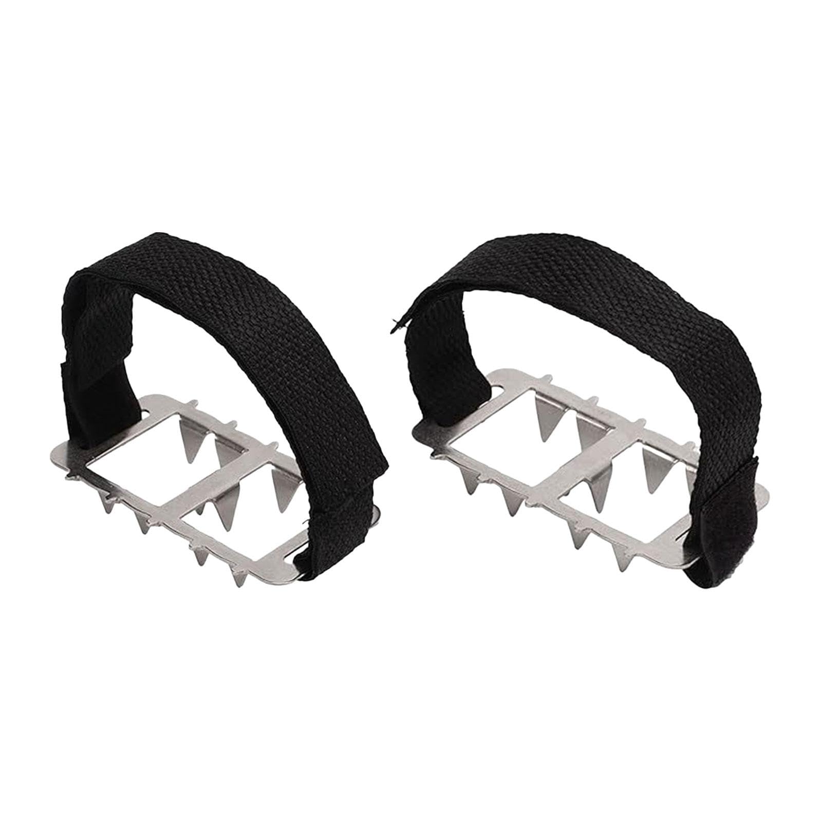 5 Paquetes Crampones Antideslizantes para Zapatos Crampones de Hielo para Nieve Y Hielo Cleats de Tracción Universal Púas Metálicas Resistentes Ajusta