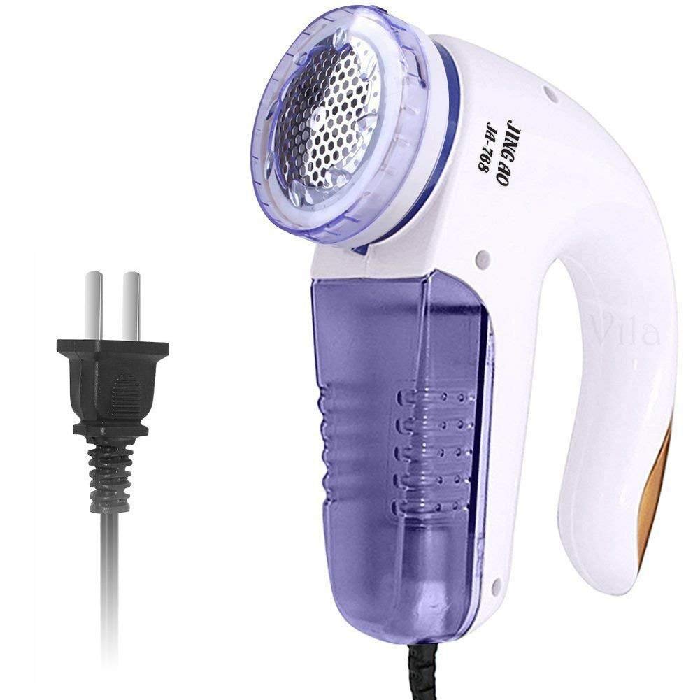JINGAO Lint Remover, Portable Electric Fabric Clothes Furniture Shaver, Sweater Pill Defuzzer, Remove Pills Balls Bobbles From Clothing, Carpet, Curtain, Extra Replacement Blade And Brush