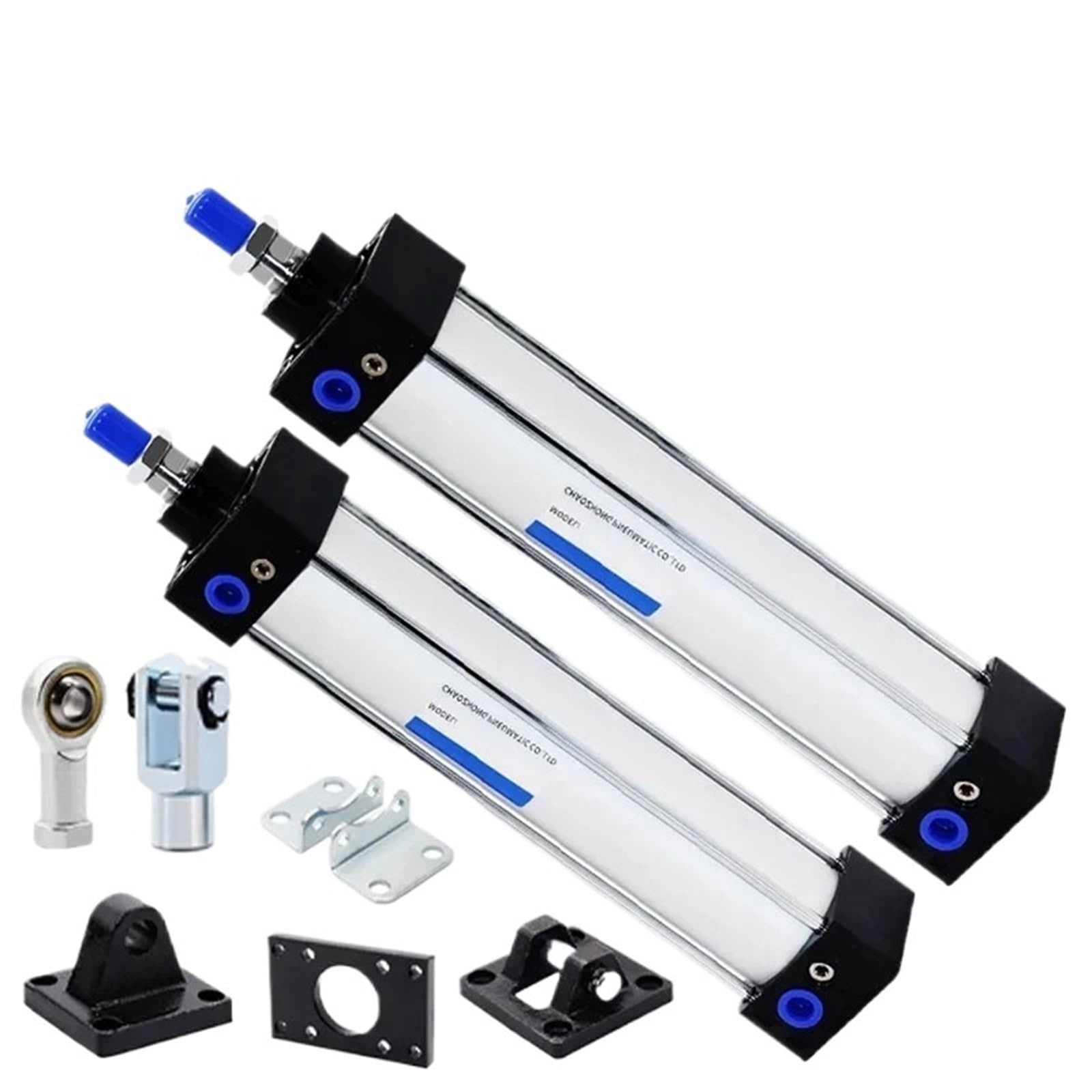 Vérin pneumatique SC100 pour corriger les défauts d'alignement avec joint flottant