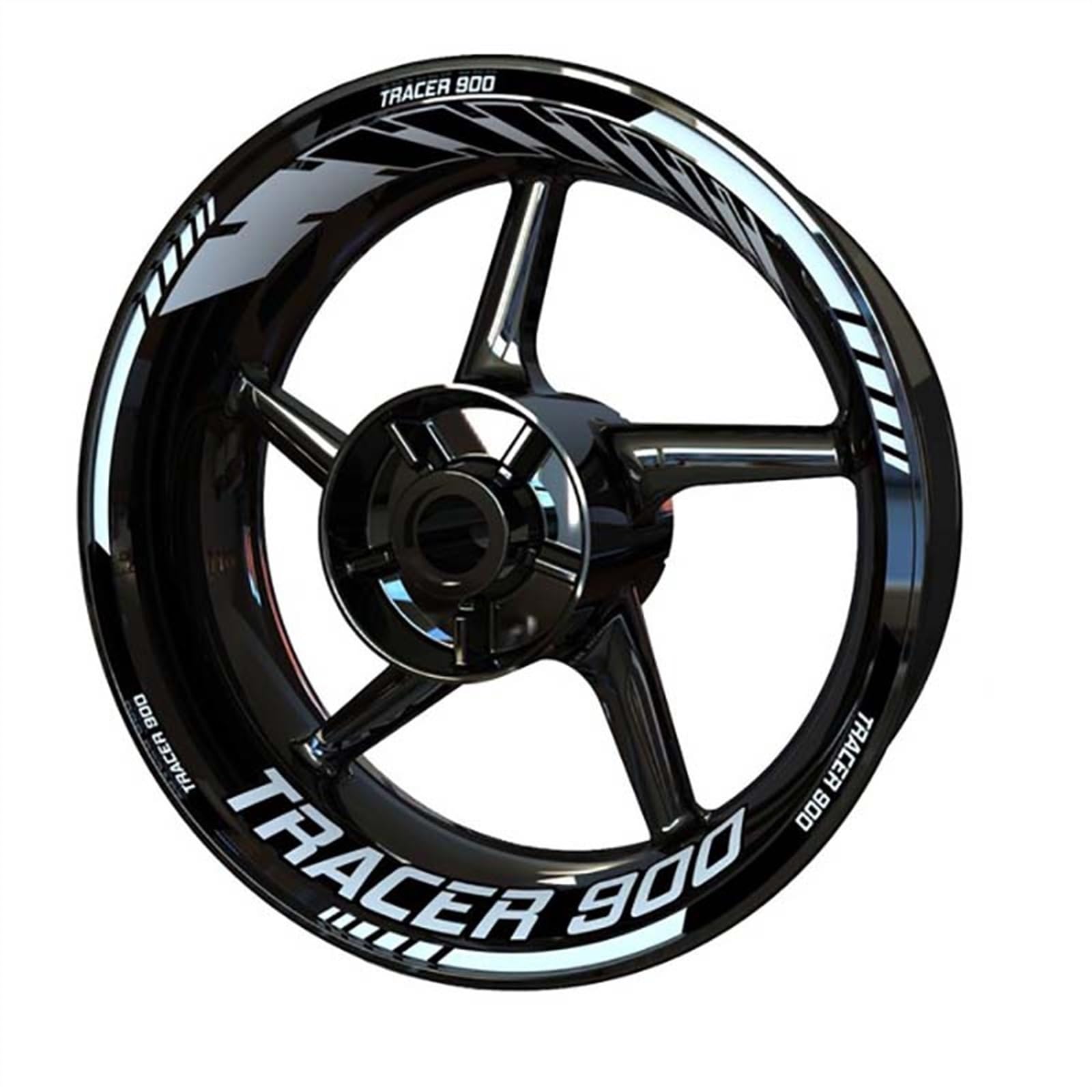Motorcycle Accessories Wheel Sticker for Yamaha Tracer 9 900 7 Gt 9gt Motorbike Rim Decal Decorative(Color12)