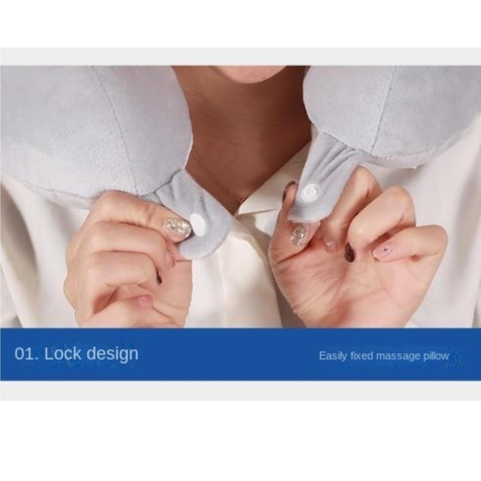 Almohada Viaje Relajarse Almohada Cervical Portátil En Forma De U, Ideal For Siestas Y Viajes Ergonómica Oficina(Bruin)
