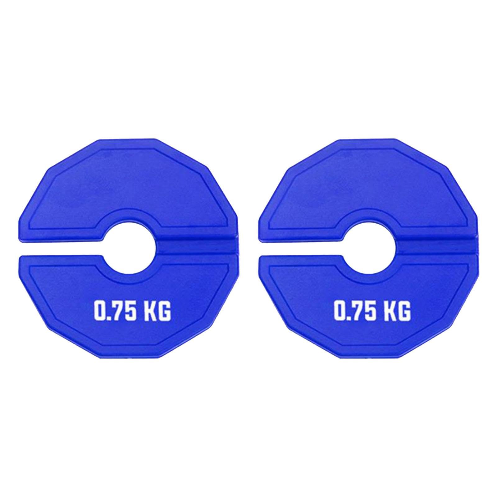 2 Pieces Weight Plate Small Change Plate for Micro Loading Standard Barbells 132mm Blue | Sports Equipment | Outdoor Sports Gear | Exercise Gear-image-16