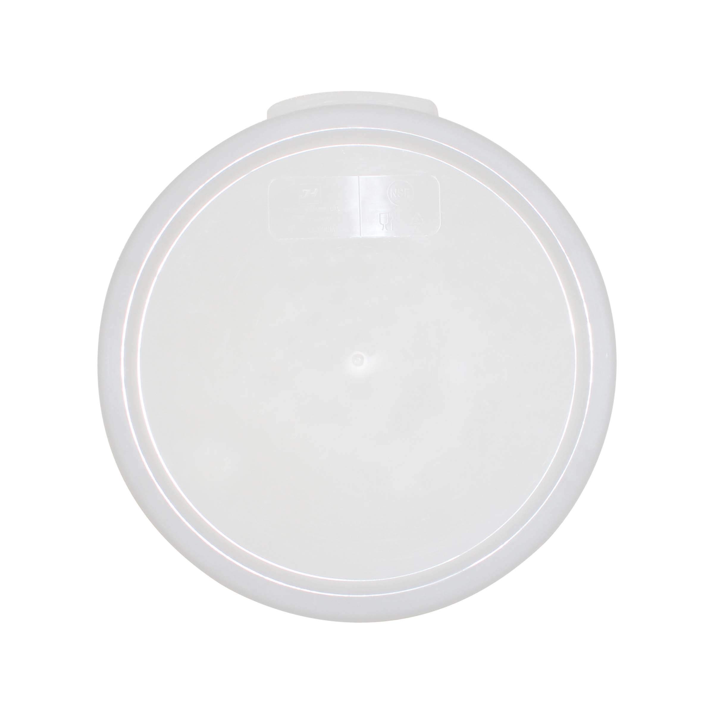 Cover for by Thunder Group – 12.60x12.60x0.59, Polypropylene, White, Model PLRFC121822PP