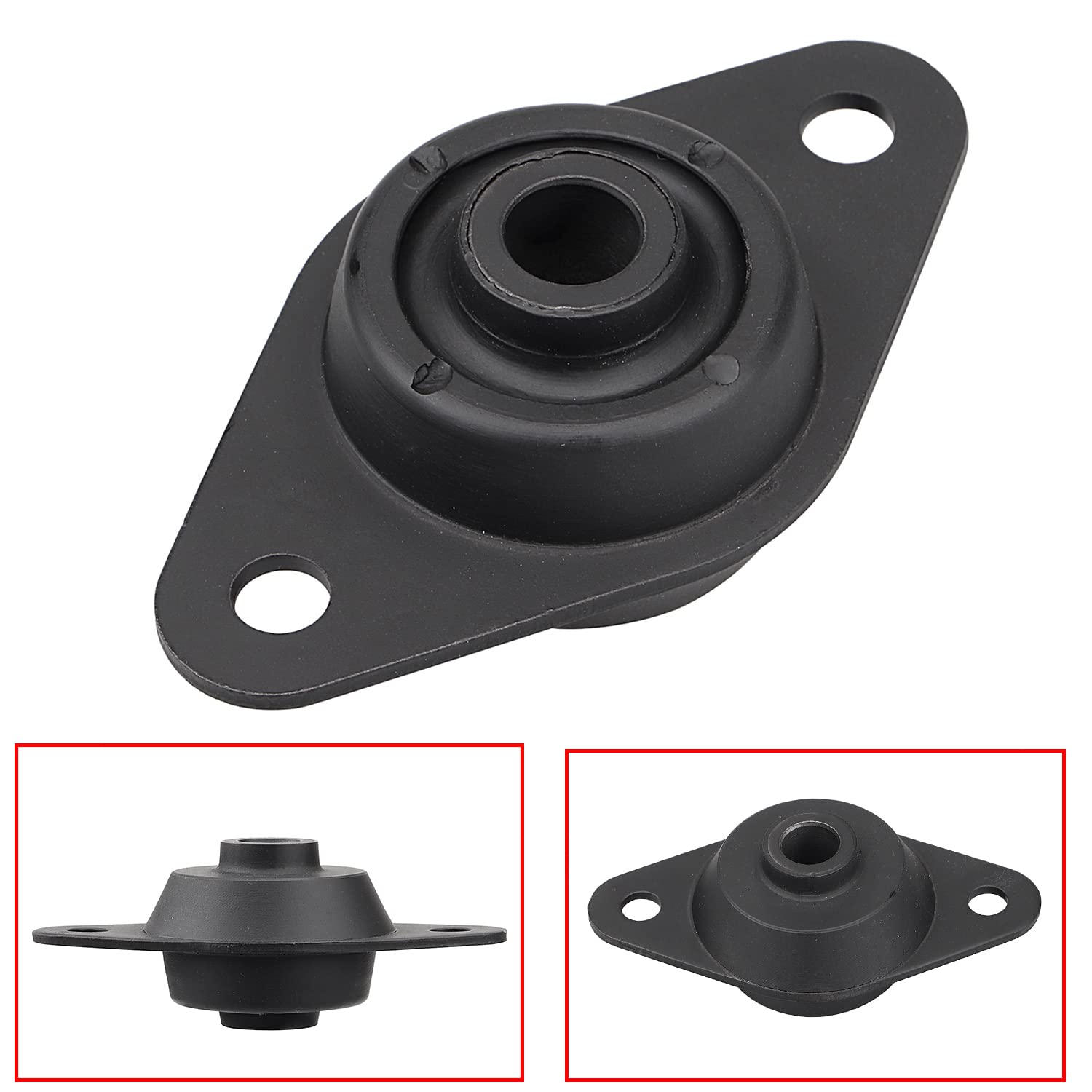 Supporto motore anteriore nero del supporto del motociclo per Harley Tour Glide FLT/Electra Glide FLHT 1984-2008, Super Glide FXR/S/Sport Glide FXRT 1984-1994
