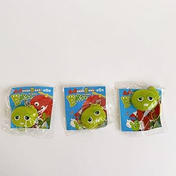 Amazon | ガチャピン ムック 豆ガチャ ストラップ 3種類 レア