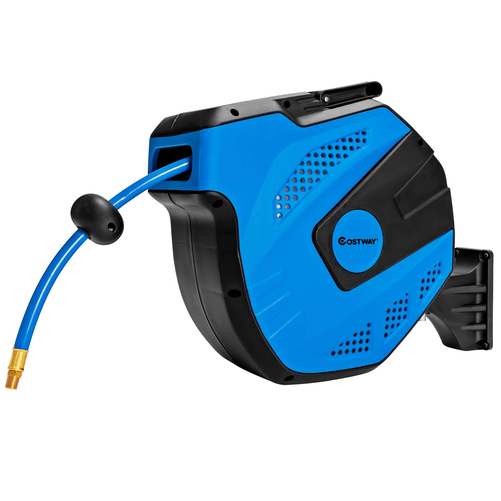 Buy GYMAX Air Hose Reel, Auto Retractable Airline Compressor Reel with