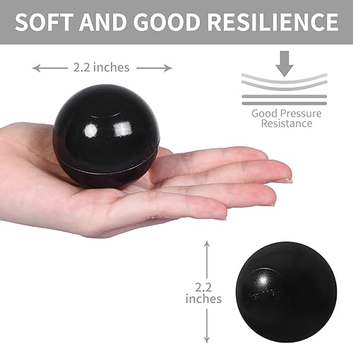 Miniatura 4 de STARBOLO Pelotas para hoyo de bolas, 100 bolas de plástico a prueba de aplastamiento para niños, bolas de juguete coloridas de macarrón para fiestas