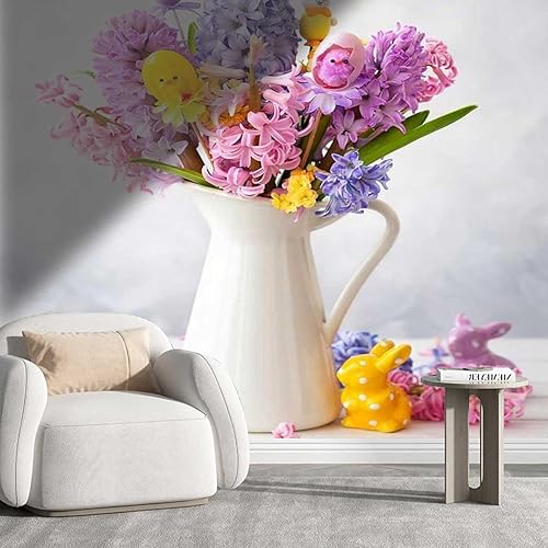 Papel de contacto decorativo para despegar y pegar, colorido papel tapiz floral para cocina, decoración de pared para dormitorio, versátil para