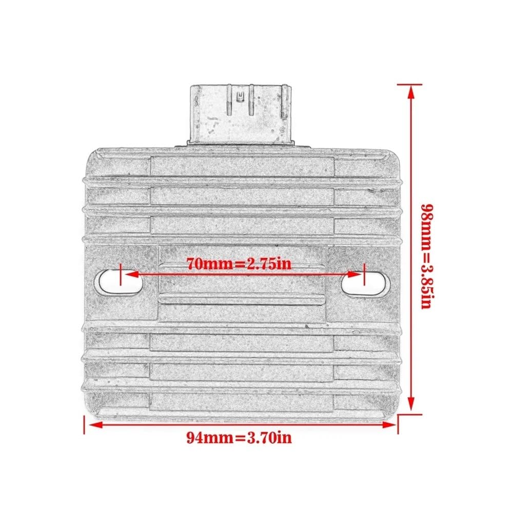Motocicletta Regolatore Tensione Ricambi Per Motociclette Per T-MAX 500 XP500 2008-2011 2009 2010 Regolatore Di Tensione Raddrizzatore SH678-11 (SJ06) Stabilizzazione Dell'alimentazione