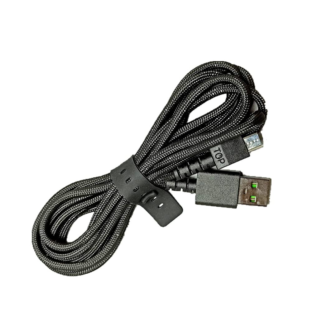 Cavo USB Per Mouse Gaming Razer - 6 Piedi, Nero, Per Viper Ultimate, Basilisk, Naga Pro