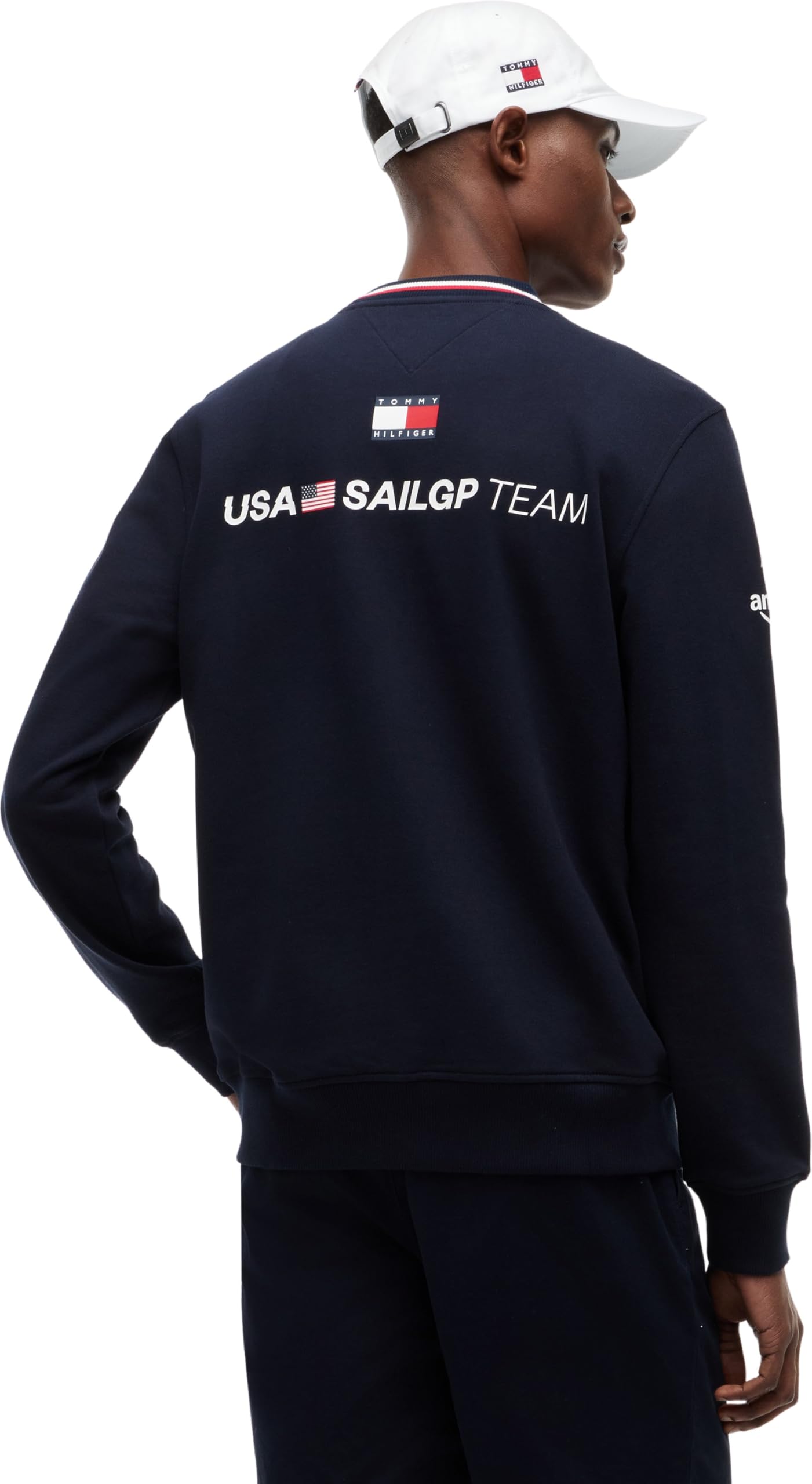 Tommy Hilfiger Us Sailgp Replica Crewneck Mw0mw44685 Felpa Pullover Uomo
