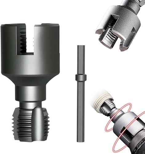 Herramienta de roscado de tubería interna y externa integrada, herramienta de corte de rosca de tubería de doble función, troqueles de 12 pulgadas y