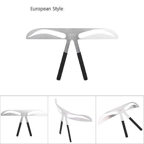 Miniatura 9 de 4 tipos de regla permanente para cejas, herramienta de medición de cejas, regla de extensión de equilibrio de medida de cejas, plantilla de forma de