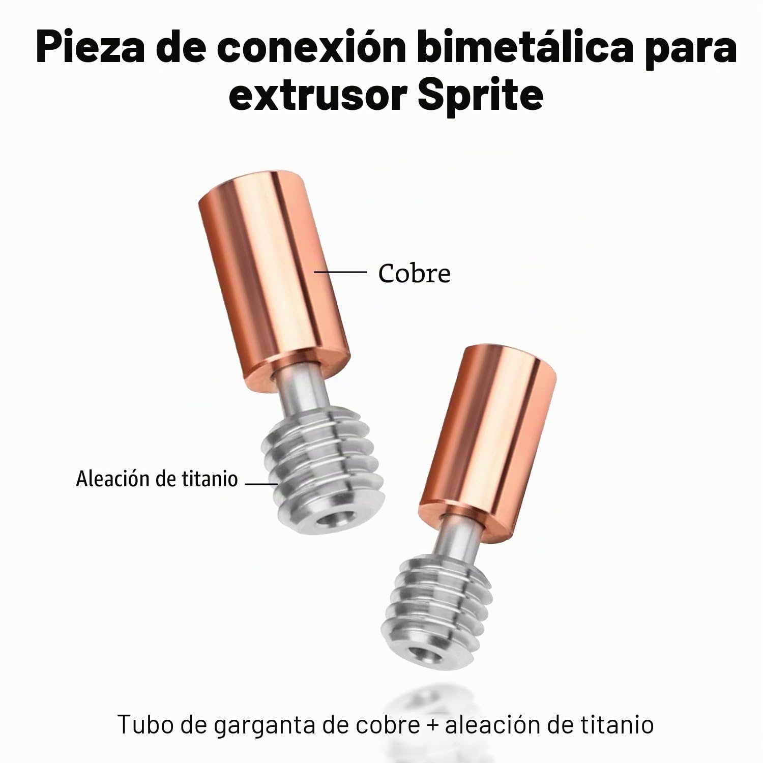 Creality Kit de bloque calefactor para extrusor Sprite original Termistores adicionales Hotend de alta temperatura Pro 300 ℃ 572 ℉ para Ender-3 S1 Plus, Ender-3S1, Ender-3S1 Pro, CR-10 Smart Pro