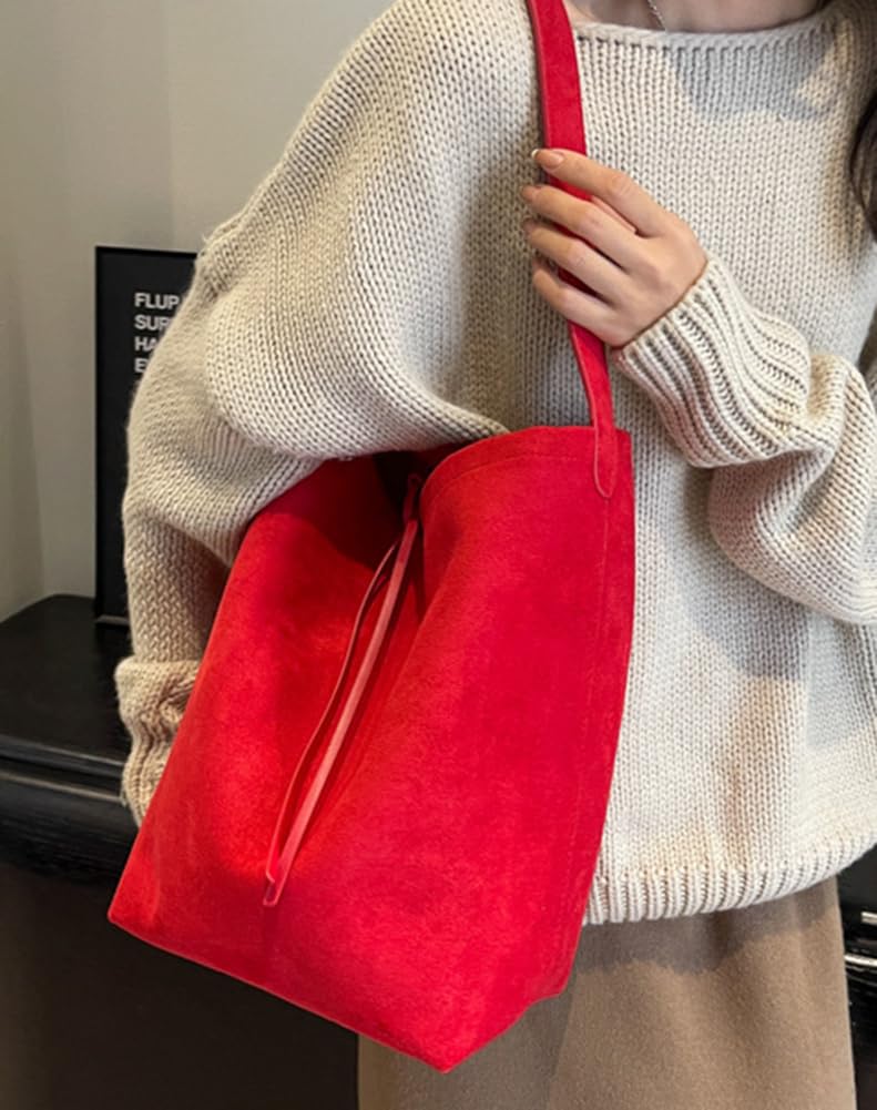 Bolsos Hobo para mujer – Bolsos de cuero vegano y gamuza – Estilo Hobo, cubo y bolso