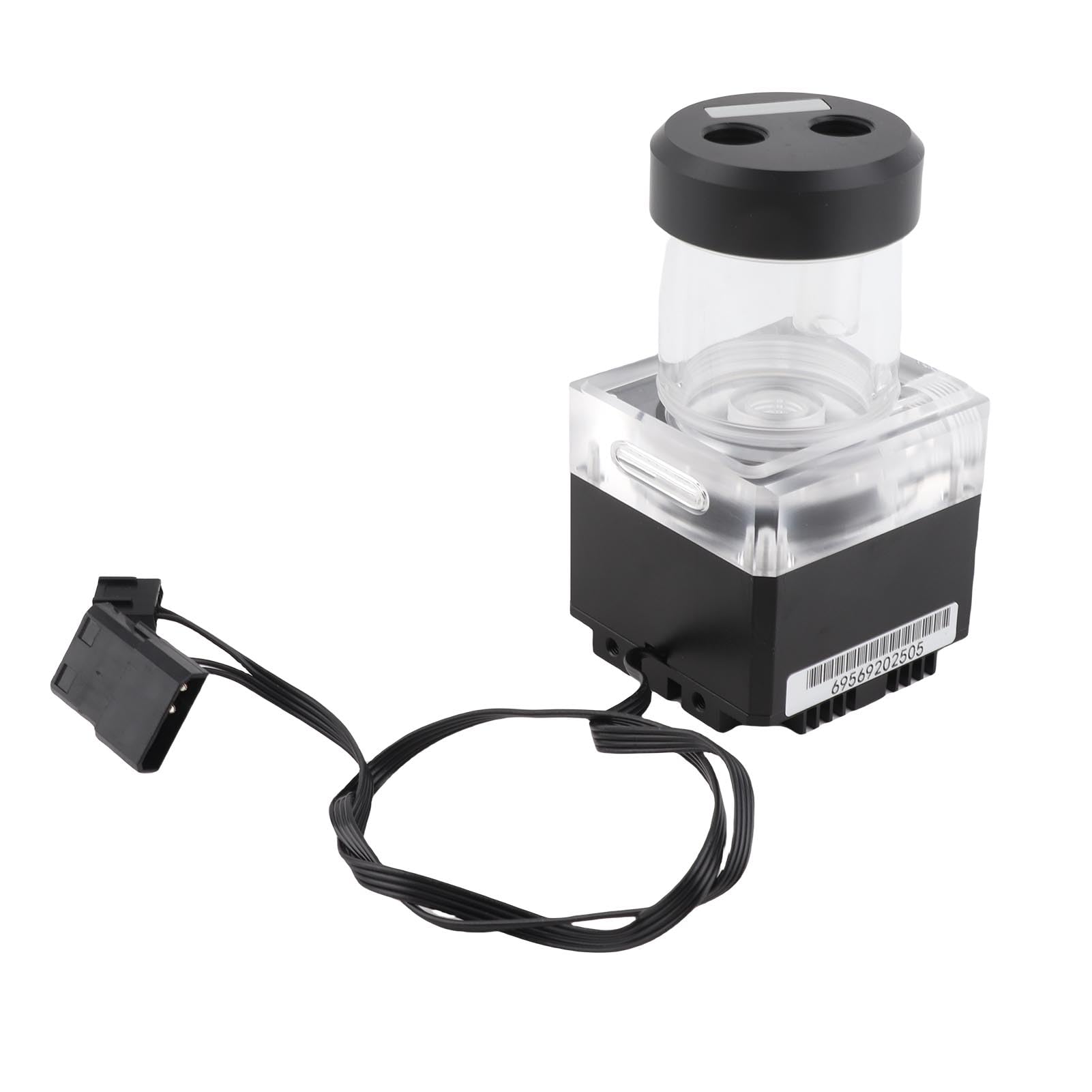 Bomba de Refrigeración para PC Bomba de Agua 650 L/H para una Potente Disipación del Calor - Fácil Instalación - Apariencia Sencilla Jugadores (12cm)